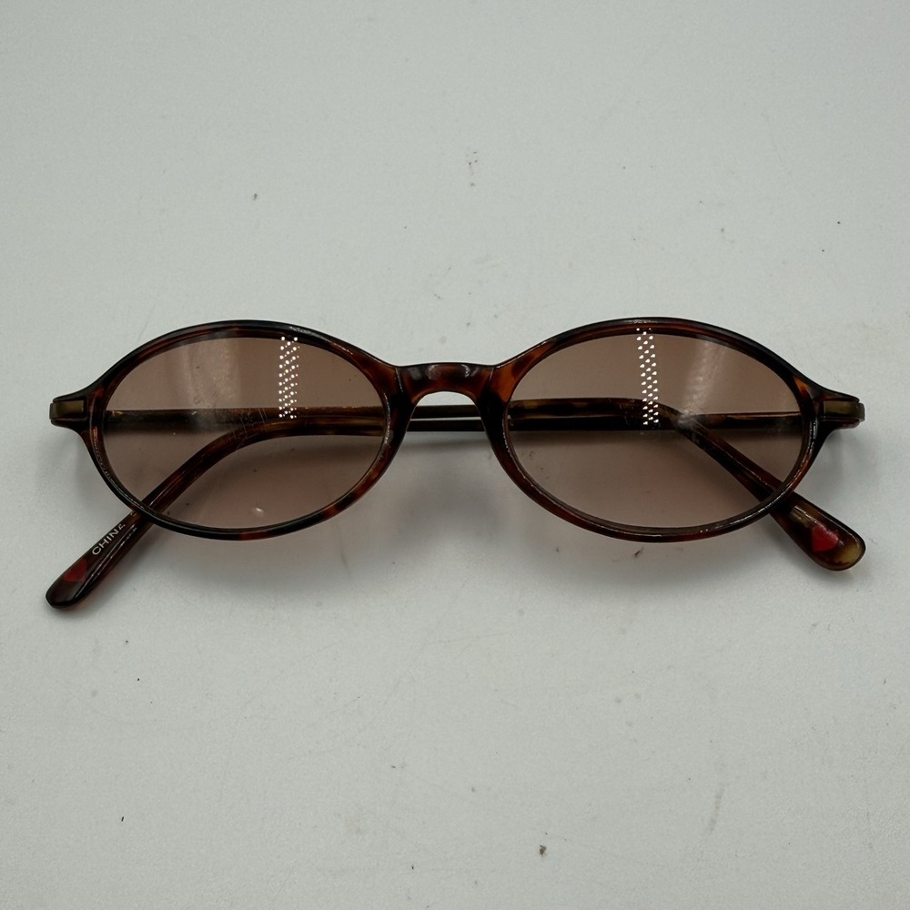 Vintage Joe Boxer Oval Sunglasses Tortoise Brown Lens Retro 90s Y2K Eyewear